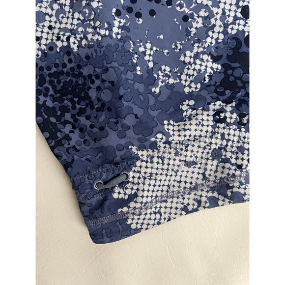 Adidas cloudy print blue Activewear tank bottom drawstring size Small Training - Picture 4 of 6